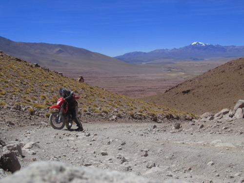 Climbing Bolivia.